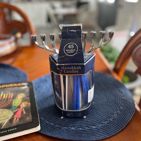 Hanukkah Candles with Menorah 🕎 and Book - Picture 8 of 8